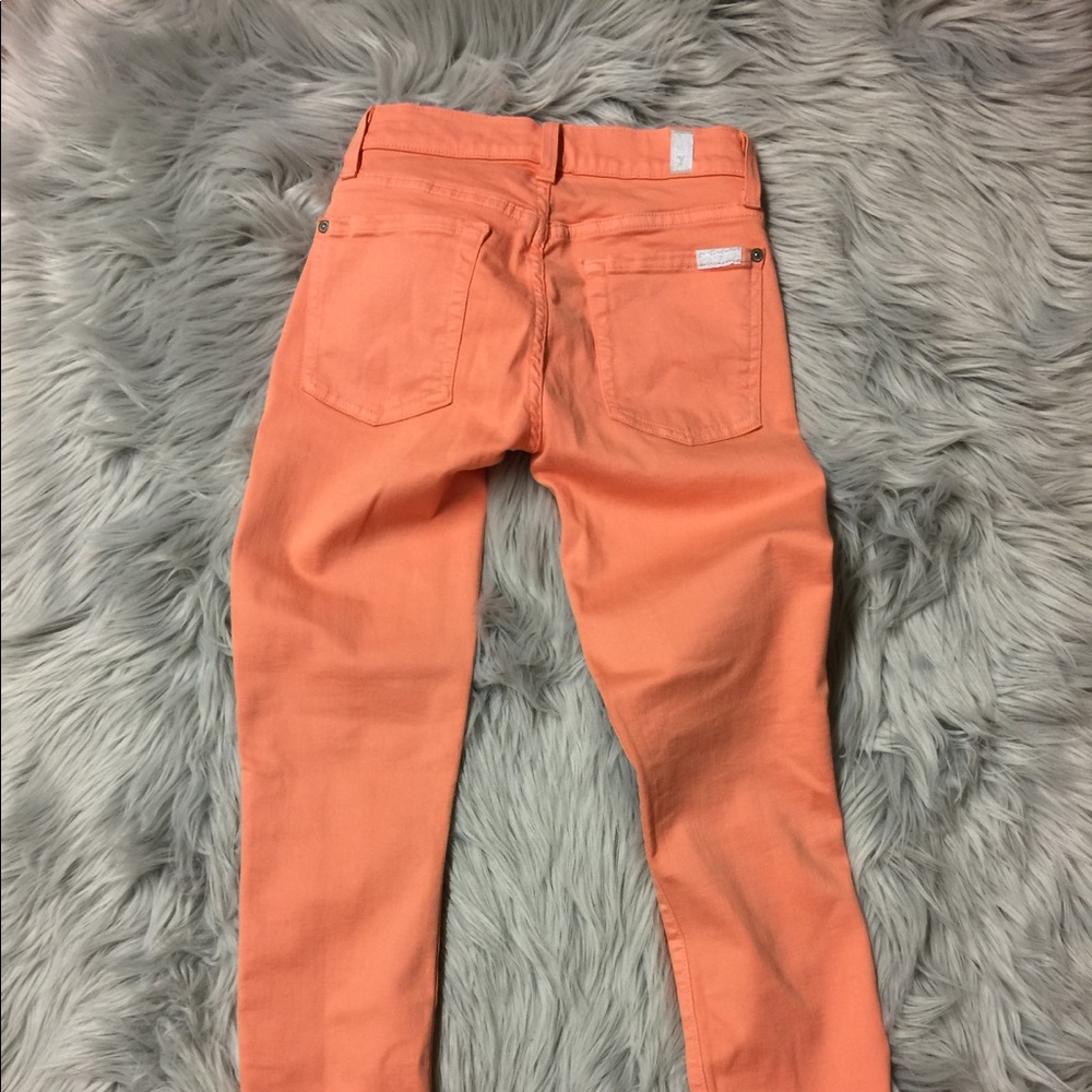 7 for all m k Jeans peach color stretchy